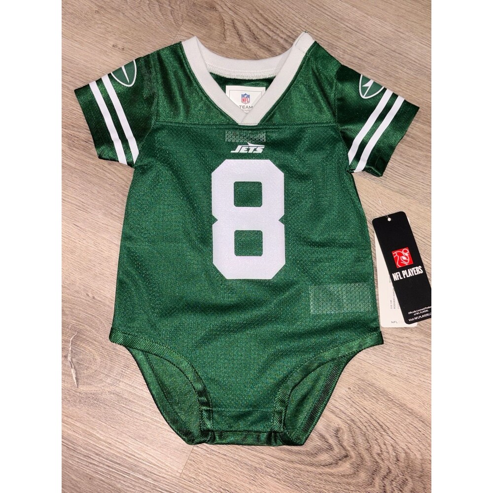 NFL NY Jets Jersey Onesie NWT 12 Months #8 Aaron Roger’s